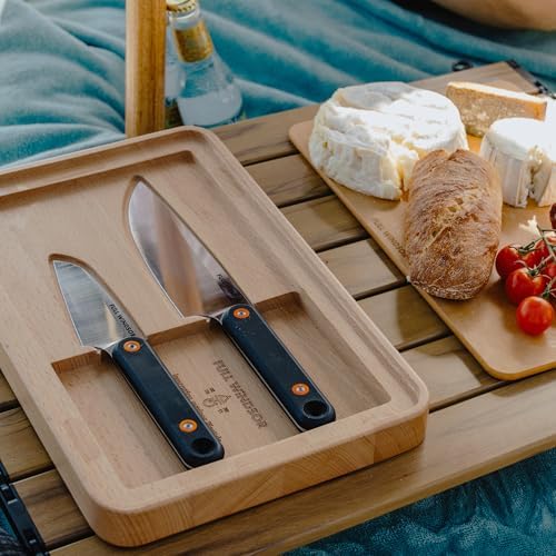 FULL WINDSOR - MagKnives Magnetic Camping Chopping Board and Knife Set - Portable Camping Kitchen Prep Kit with 2 Wood Cutting Boards, 6" Chef Knife, 3.5" Utility Knife, Carry Bag for Outdoor Cooking - Image 11