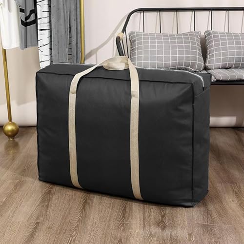 2 Pcs 89L Large Moving BagsHeavy Duty Packing Bags for Moving House Totes, Waterproof Storage Large Clothes Storage Bags with Zips for Bedding Blanket Clothing Travel Camping Wardrobe Essentials - Image 5