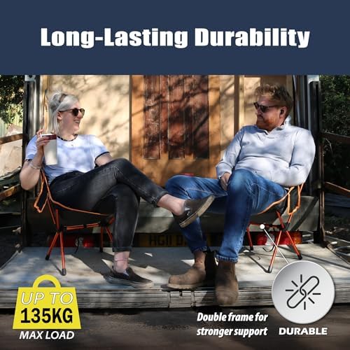 TREKOLOGY YIZI GO Camping Chair for Adult – Compact, Foldable, Lightweight 0.9 kg, 136 kg Capacity, Durable Aluminum, Quick Setup, Ideal for Backpacking, Beach, and Outdoor Adventures (Black) - Image 7