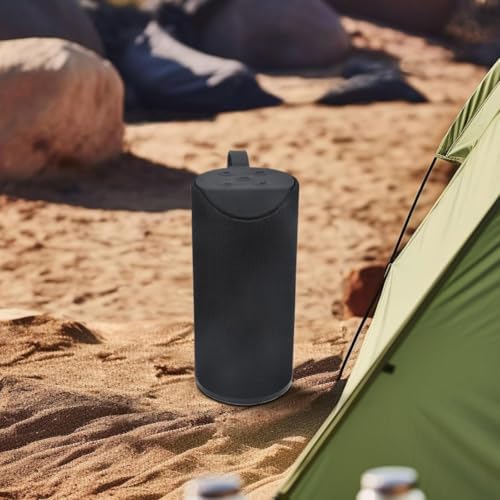 Generisch Speaker, travel speaker with robust carry handle for on the go, technology gadgets with stereo sound for car, outdoor, shower, garden, camping, bathroom, picnic, party - Image 3