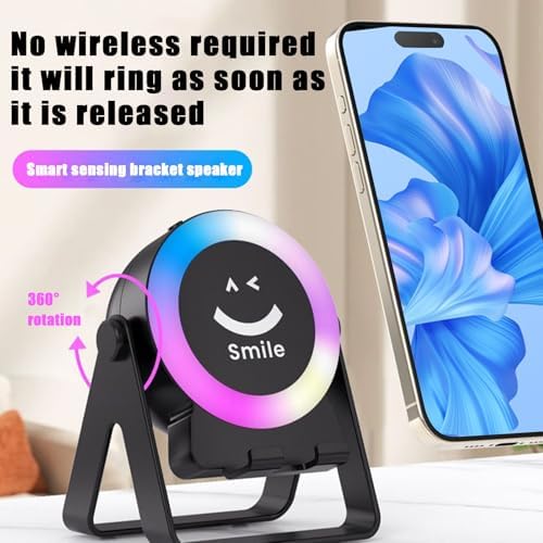 Wireless Speakers - Outdoor Wireless Speakers with Stand, Non-Slip Base Long Lasting Electronics | Clear Sound Technology Gadgets for Pool Travel, Bathroom, Listening, Spy Party - Image 6