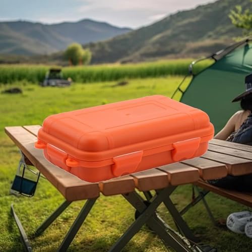 Hapivida Small Hard Case with Foam, Small Dry Box Shockproof Drybox Compact Camping Survival Storage Box Airtight Travel Case for Outdoor Camping Hiking Travel (L) - Image 3