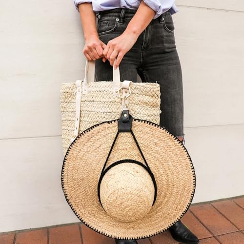 MWOOT Hat Clip for Travel on Bag, 10 Pcs Hat Clip Holders for Sun Hats, Baseball Caps, Backpacks, Bags, Luggage, Vacation Beach Cruise Essentials Accessories, Brown and Black - Image 5
