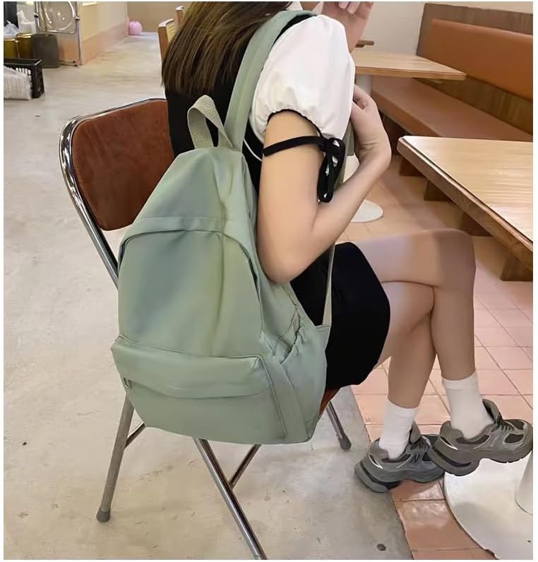 YXQSED School Backpack Womens, Causal Travel School Bags for Teenage Girls Lightweight Rucksack Water Resistant Bookbag for College Womens Mens black - Image 5