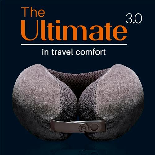 Go Travel Ultimate 3.0 Luxury Neck Pillow - Soft Memory Foam Support | Cushioned head & neck support for flights, coaches, cars and train journeys - Super Supportive & Ergonomic. Ref 489.101. - Image 3