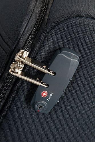 Samsonite Base Boost – Hand Luggage Suitcase 55 x 40 x 20 cm, with 2 Wheels, Soft-Sided Cabin Suitcase Suitable for Most Airlines, Including Ryanair and EasyJet, TSA Lock, Lightweight, 41 L, Black - Image 5