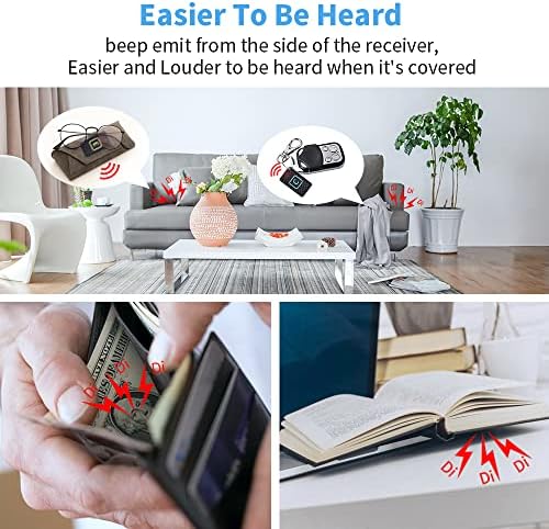 Key Finder with EXtra Transmitter, CHLOVOE Item Finder with 85dB Loud Beeps, Wireless Item Tracker, Keys, Wallet, Phone, Glasses, Luggage, Pet Tracker - Image 3