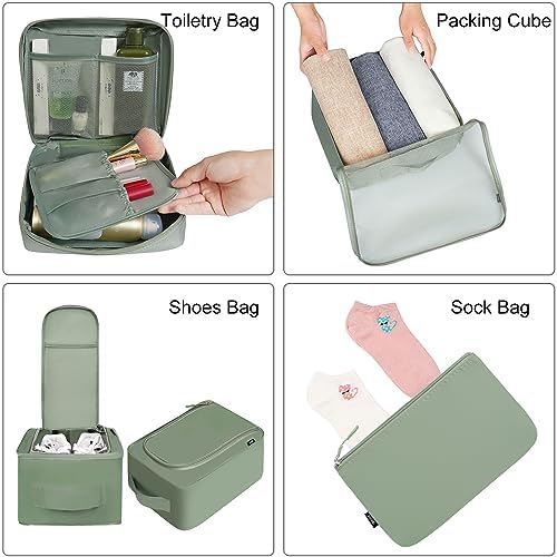 BAGAIL Packing Cubes for Suitcase 8 Set, Lightweight Luggage Packing Organizers Packing Cubes for Travel Accessories - Image 3