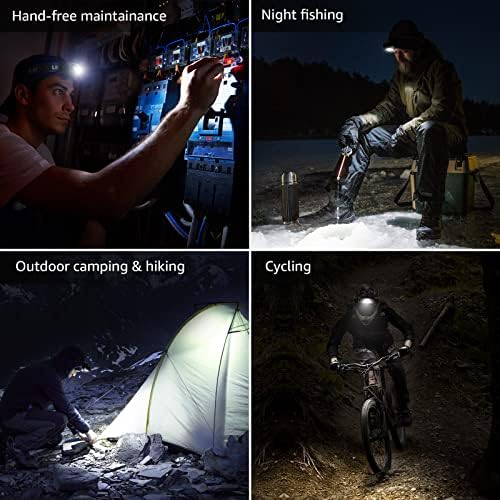Lepro Head Torch, 2 Pack Super Bright LED Headlamp with 6 Lighting Modes, Waterproof, Battery Powered LED Lightweight Headlight for Cycling Running Camping for Kids Adults - Image 8