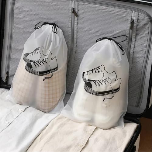 20Pcs Portable Shoes Storage Bag Dust-Proof Drawstring Pouch Travel Packing Organizer Household Waterproof Cover for Travel Essentials(29X43CM) - Image 4