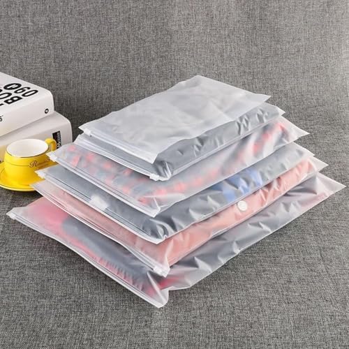 Zhtulck 30Pcs Reusable Ziplock Bags,40X30cm Hospital Bag Maternity Essentials, Travel Bags Organiser with Stickers, Hospital Bag Organiser Pouches Ziplock Bags for Clothes,Shoes,Cosmetics - Image 7