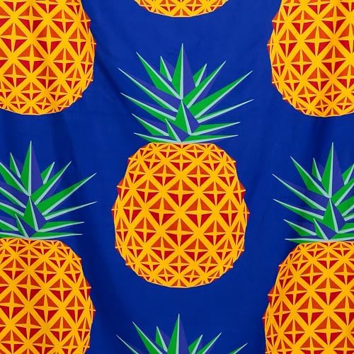 Puckator Pineapple Print Microfibre Beach Towel - Large Quick Drying Lightweight Thin Funny Mens Girls Beach Pool Holiday Towel Towels For Adults Womens - Vacation Accessories Essentials Family - Image 3