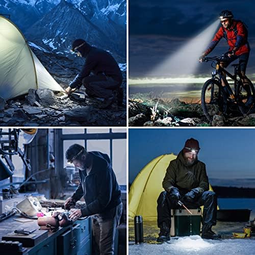 Lepro Head Torch Rechargeable, 2 Pack 2000L Waterproof LED Headlamp with Red Warning Lights, 30Hrs Runtime, 6 Lighting Modes, for Running Fishing Camping, Super Lightweight Headlight for Kids & Adults - Image 7