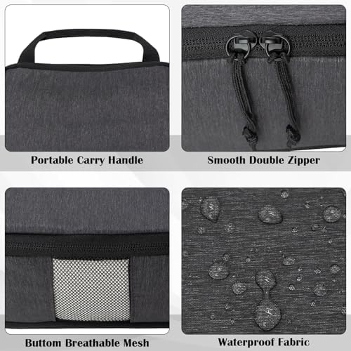Extra Large Compression Packing Cubes for Travel Essentials, 2 Set Expandable Travel Cubes for Packing Compression Bags Luggage Suitcase Organizer, Black - Image 4