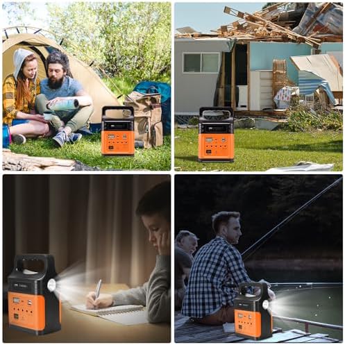 VCLPOWER 20000mAh DC Power Bank Station with Solar Panels,12V/9V Type-C Output Fast Charging Portable Power Station for Home Emergency Outdoor Camping Fishing - Image 6
