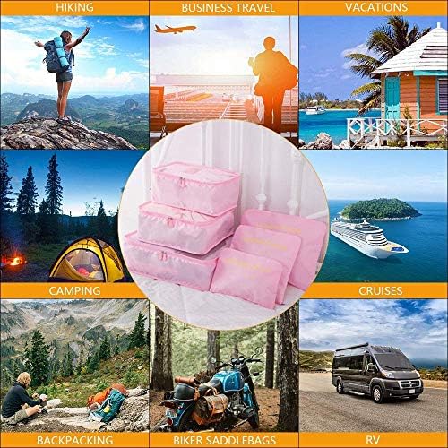 Vicloon Multifunction Packing Cubes - 8 PCS Organizer Packing Bags for Suitcase, Travel Essentials with Shoe Bag - Image 7